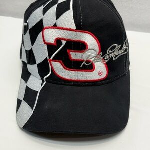 Dale Earnhardt 3 checkered Black NASCAR Cap snap back